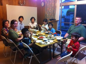 Dinner with Fujii Family